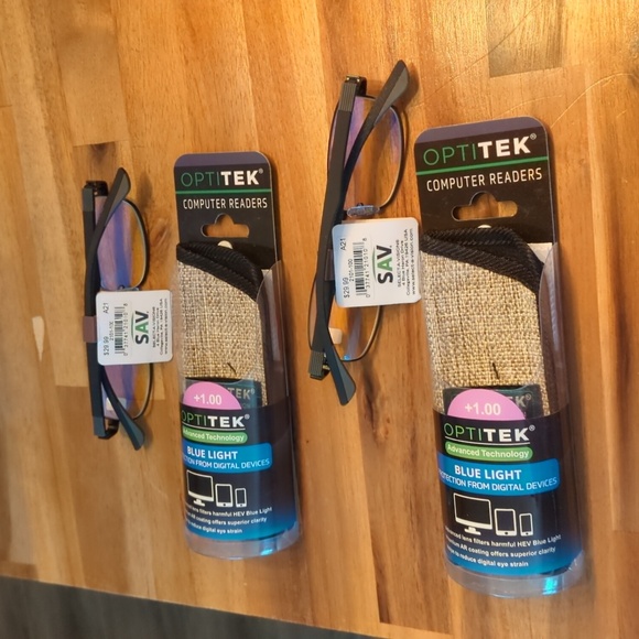 Optitek +1.00 Blue light Advanced technology readers A21 NWT - Picture 7 of 11